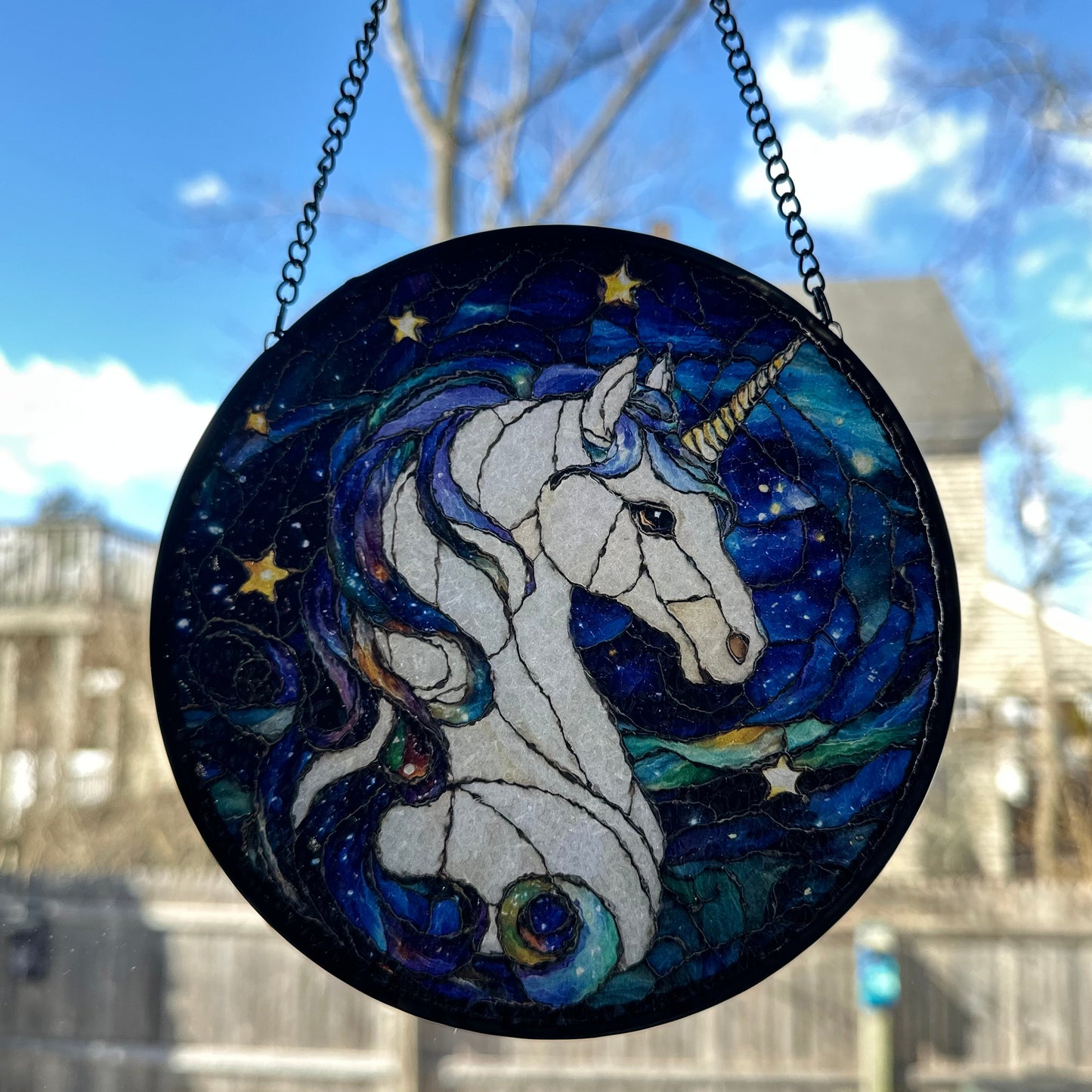Milky Way Unicorn Suncatcher