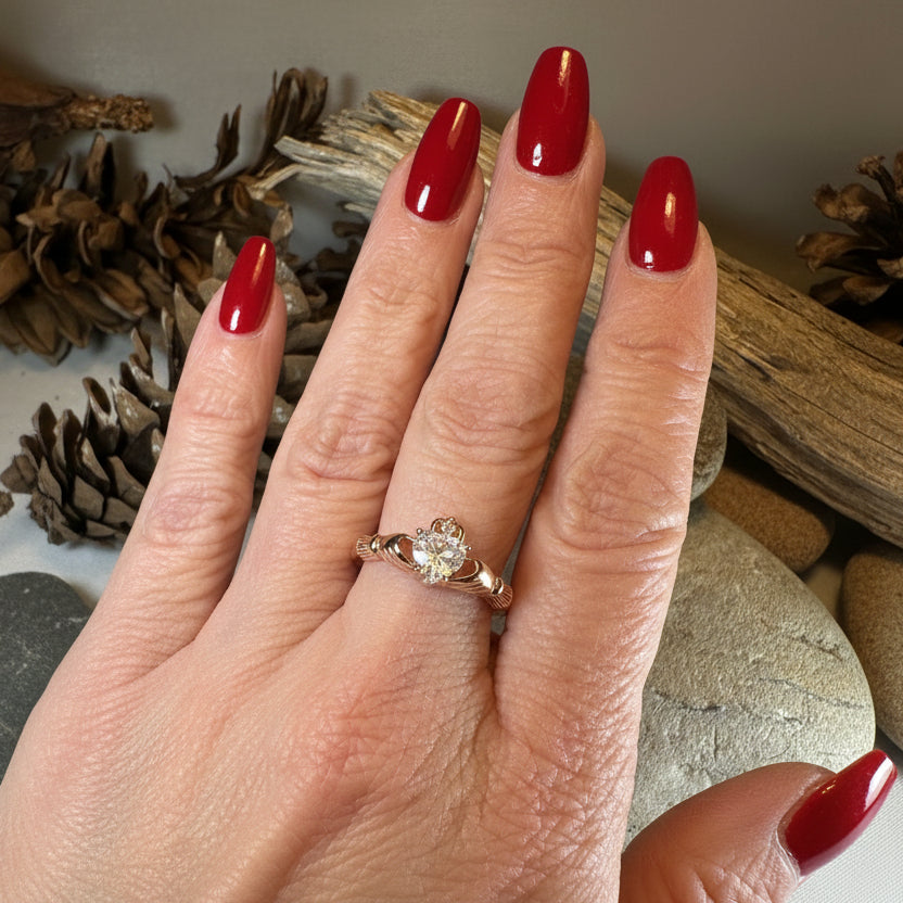 Emyvale Claddagh Ring — view 2