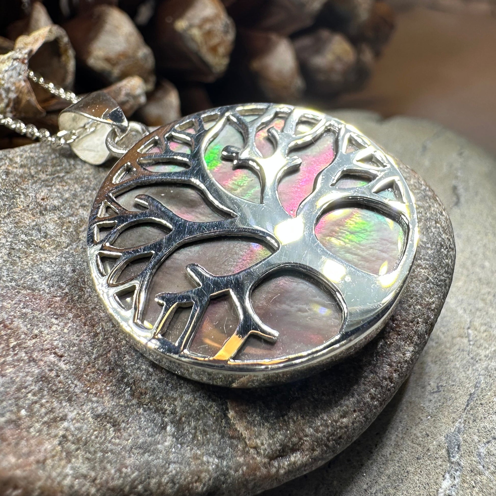 Larina Tree of Life Shell Necklace — view 7