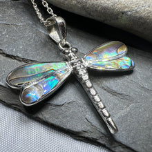 Load image into Gallery viewer, Shimmering Dragonfly Necklace
