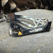 Load image into Gallery viewer, Artisan Large Irish Harp Necklace
