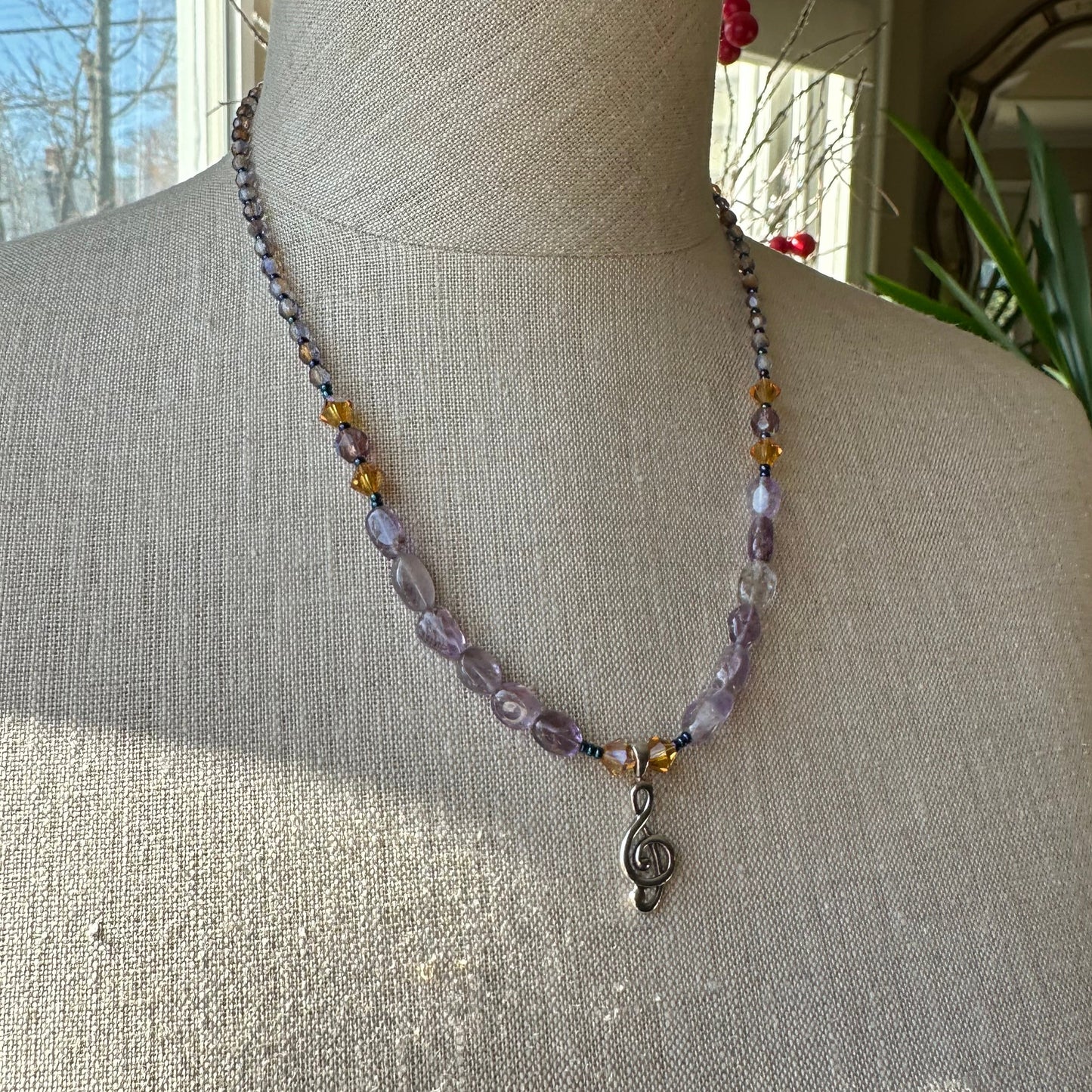 Ceol Music Note Necklace — view 8