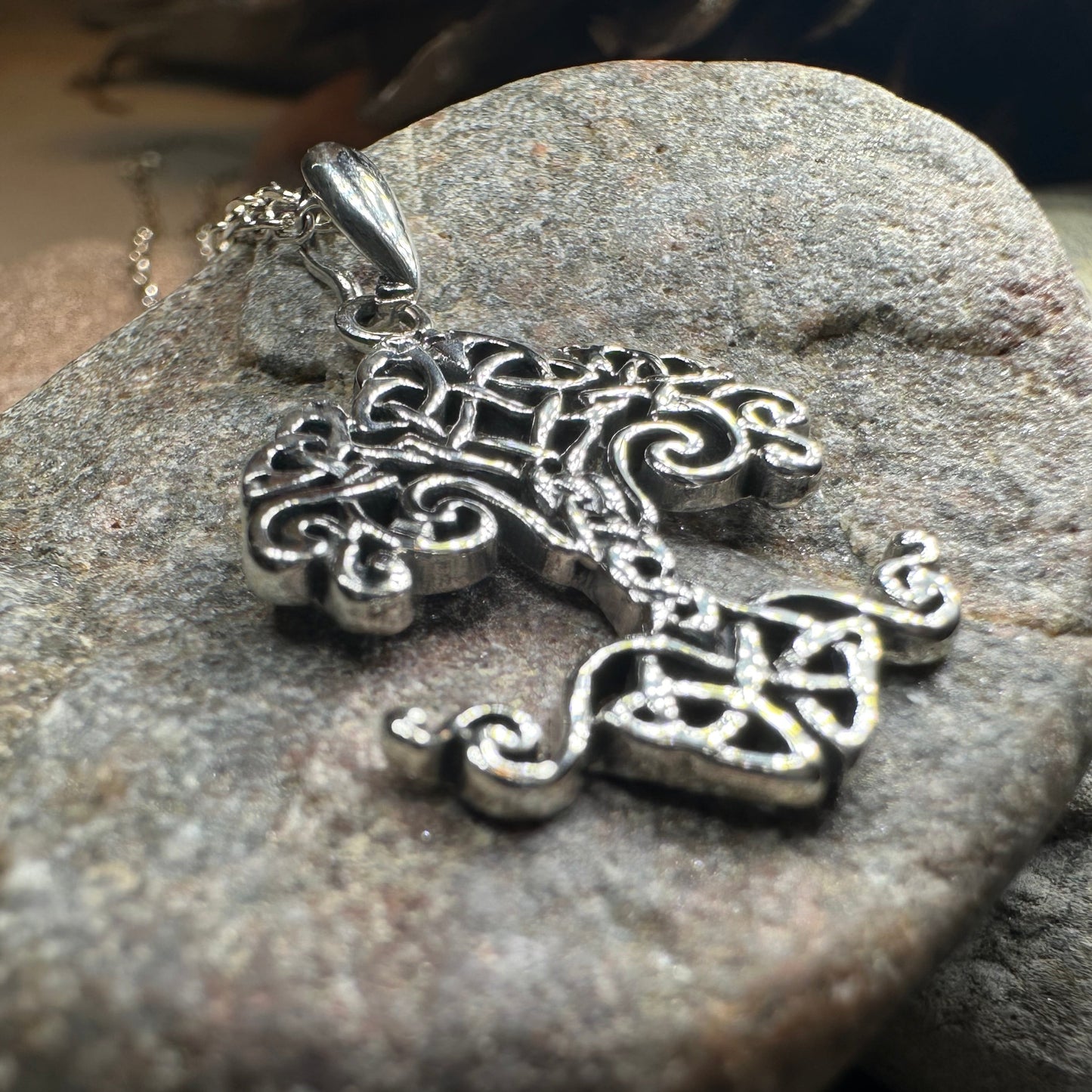 Persephone Celtic Tree of Life Necklace in Sterling Silver