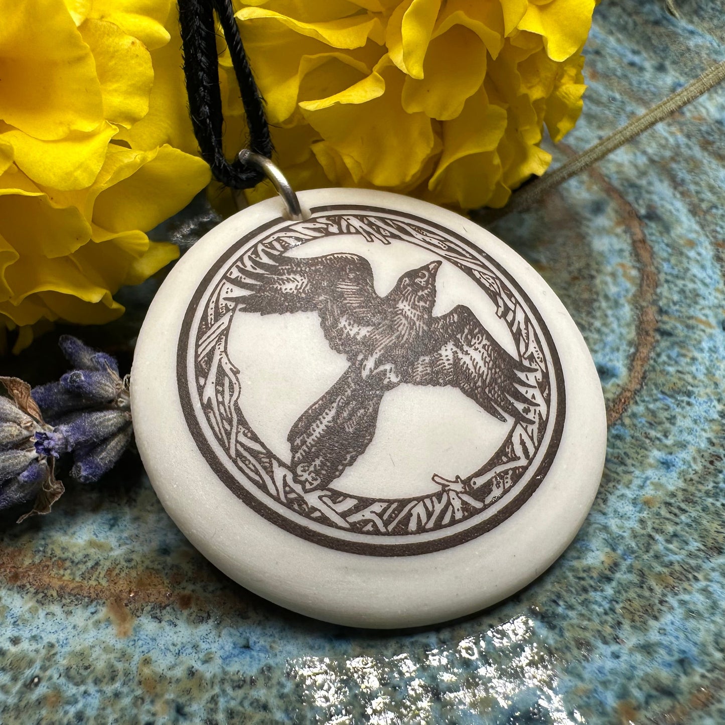 Artisan Raven Necklace - Handmade in the U.S.A.