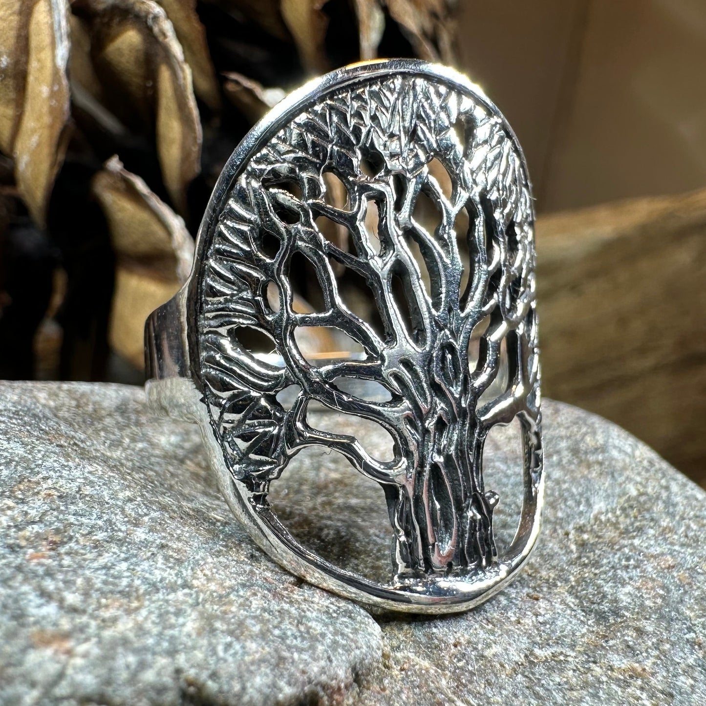 Realistic Tree of Life Ring — view 4