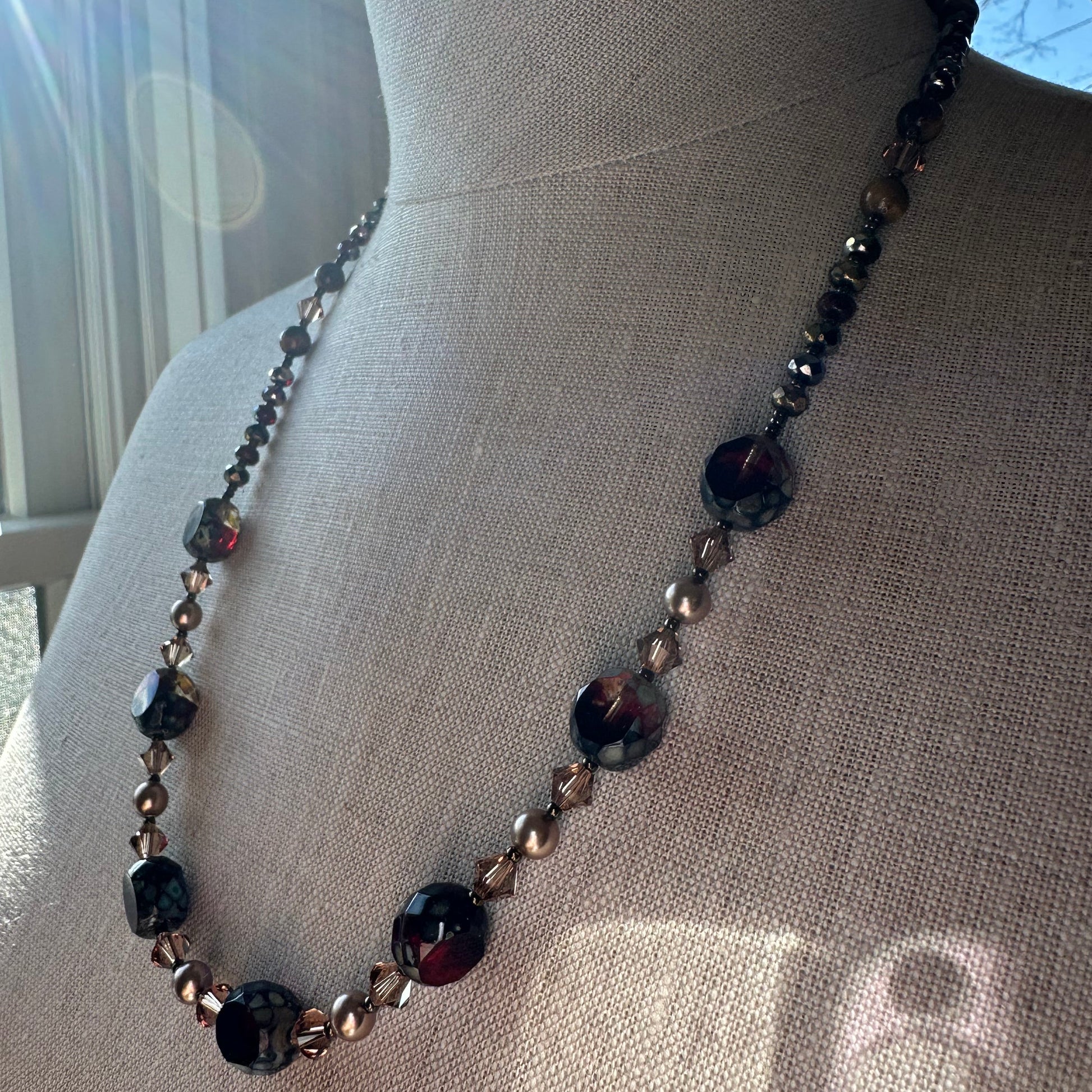 Highland Sunset Tiger's Eye Necklace — view 5