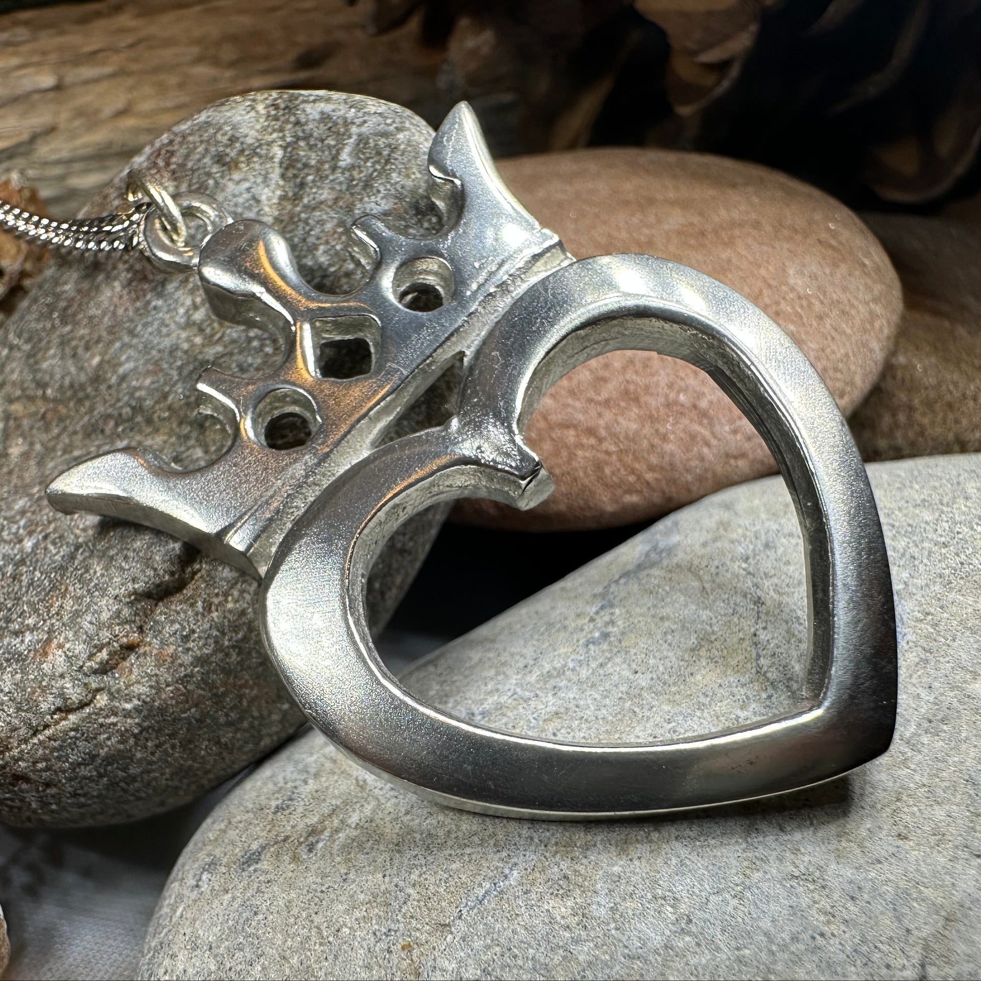 Lyra Luckenbooth Necklace - Handmade in Scotland — view 9