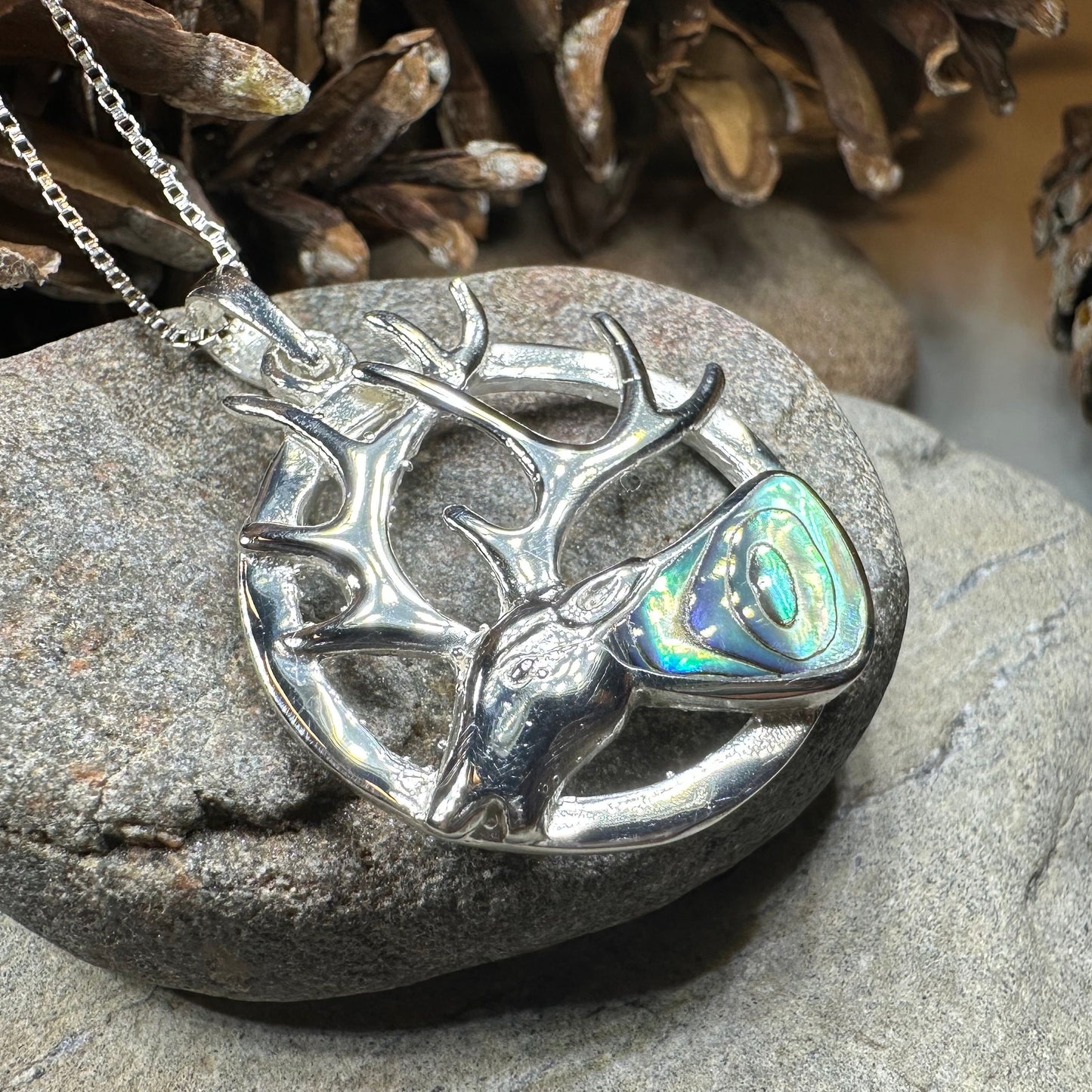 Stag of the Mist Necklace
