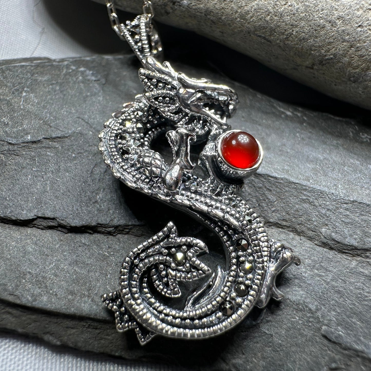 Scarleth Dragon Necklace