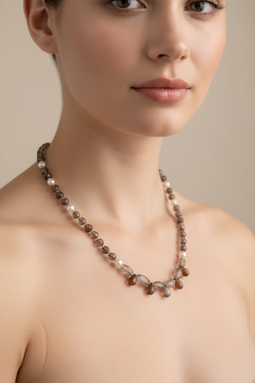 Autumn Whisper Crystal Necklace — view 5
