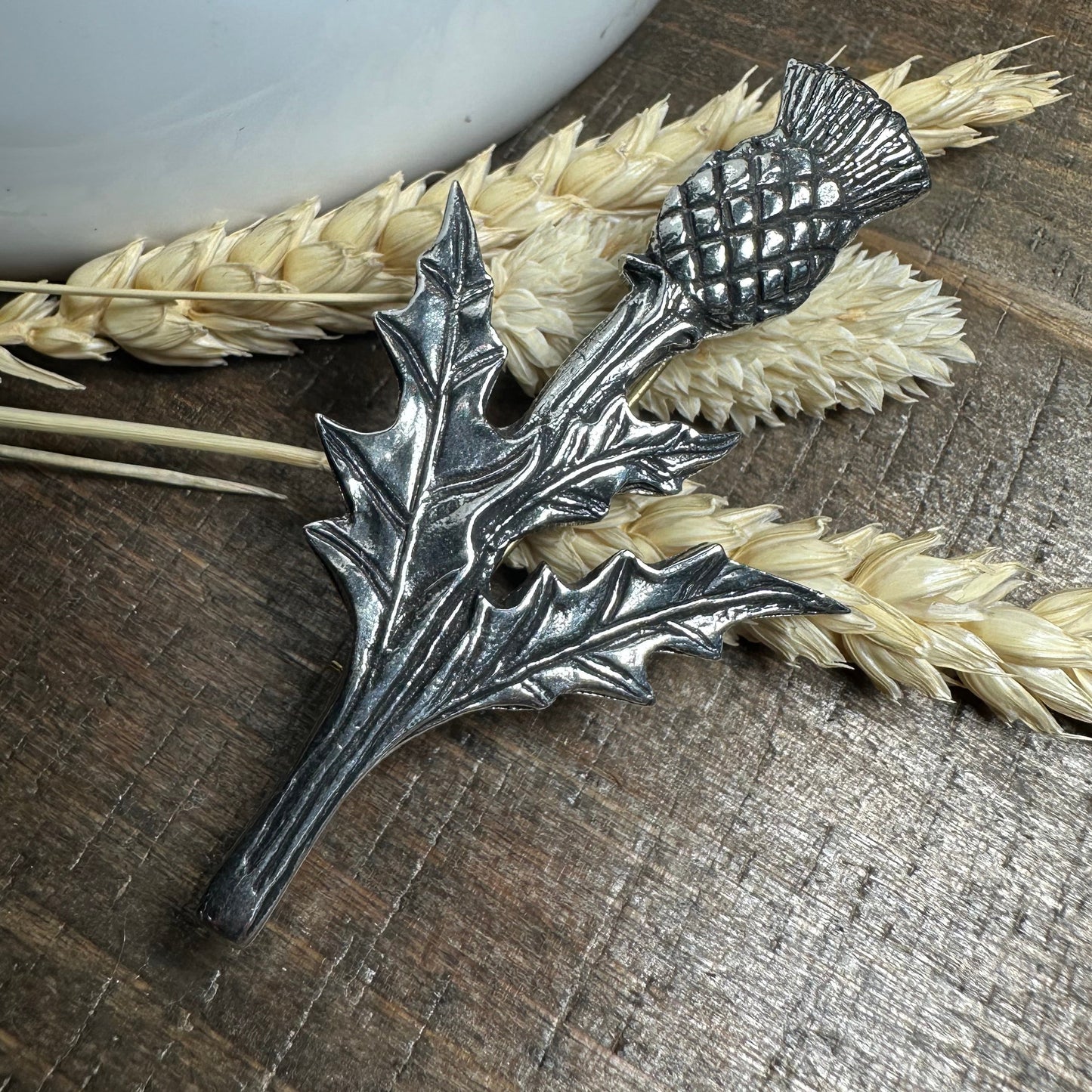 Balmoral Scottish Thistle Kilt Pin - Handmade in Scotland