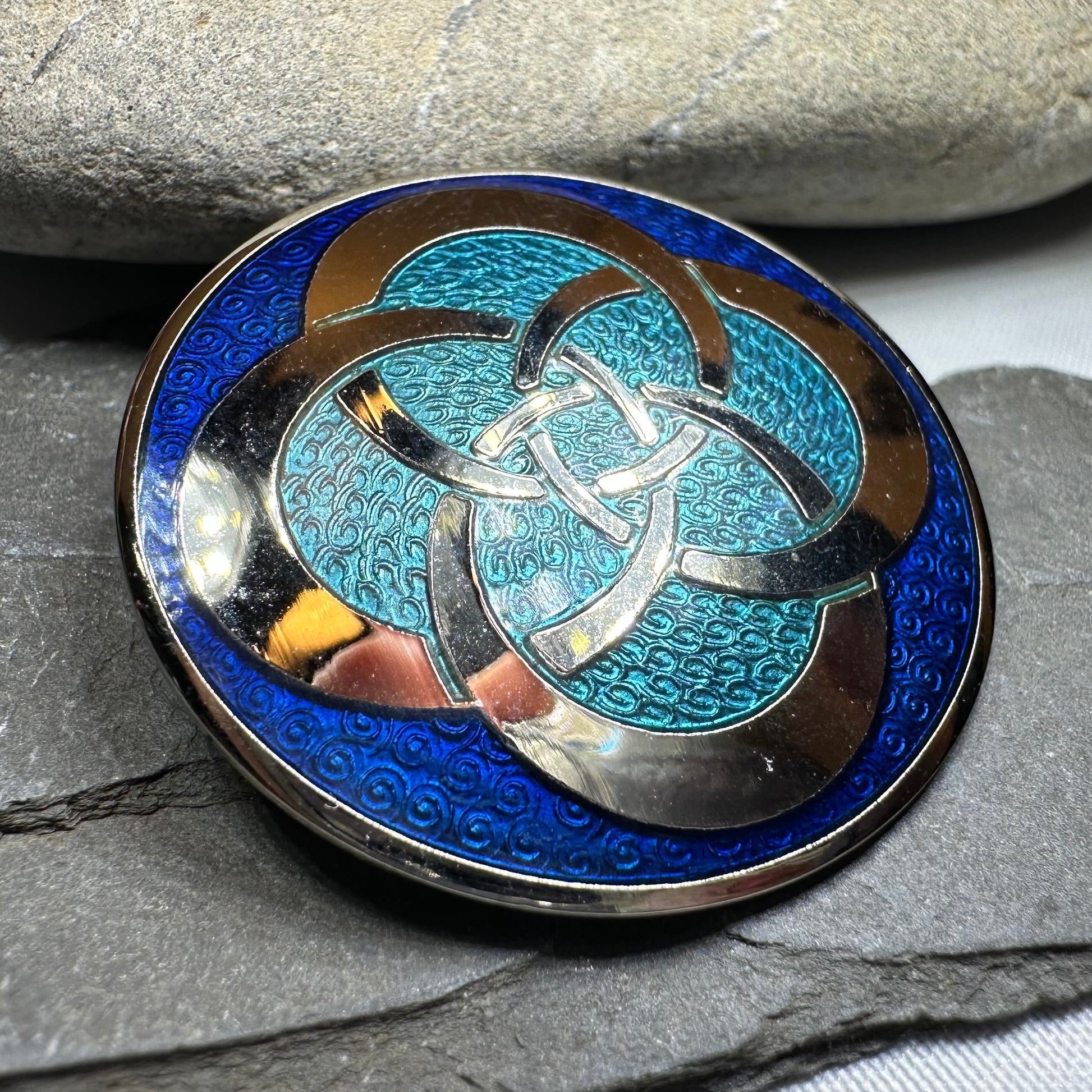Five Fold Celtic Brooch — view 6