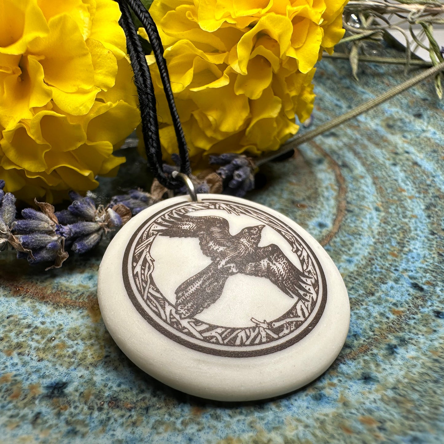 Artisan Raven Necklace - Handmade in the U.S.A.