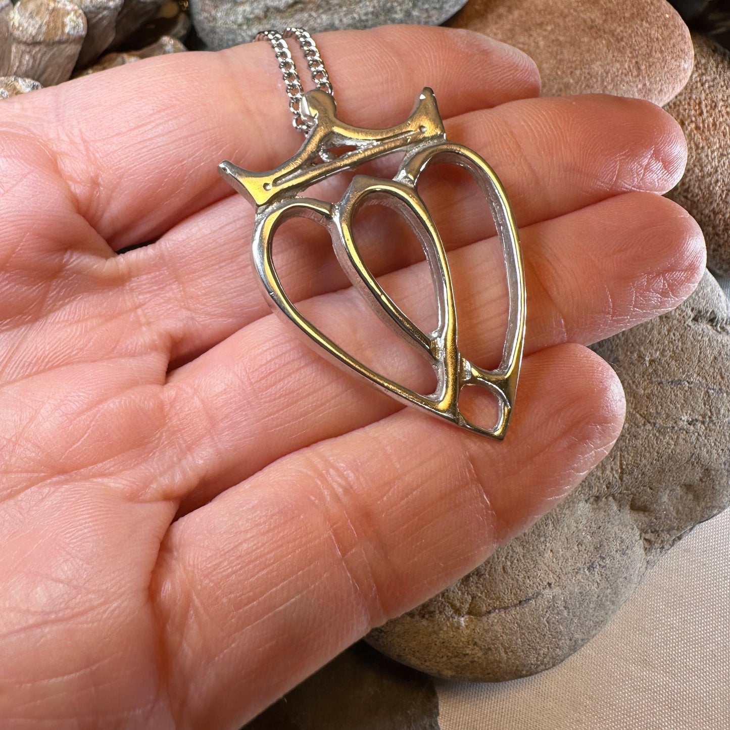 Jocasta Luckenbooth Necklace - Handmade in Scotland — view 8
