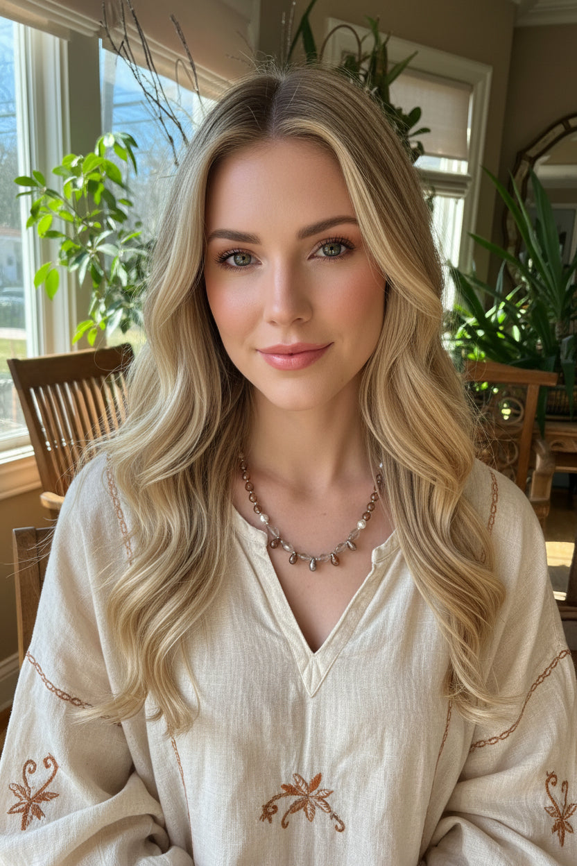 Autumn Whisper Crystal Necklace — view 7