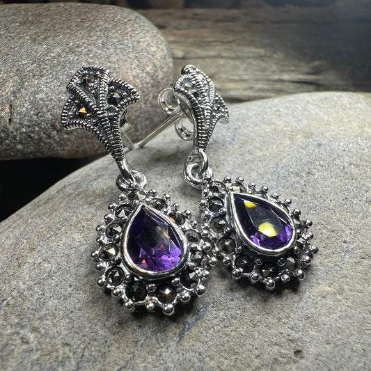 Coco Marcasite Earrings — view 9