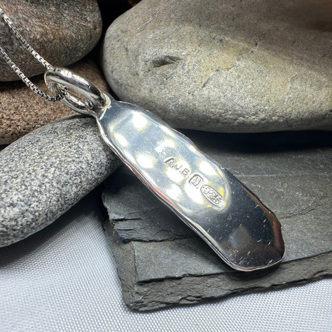 Load image into Gallery viewer, Gaelic My Heart Ogham Necklace - Made in Ireland
