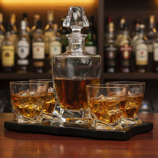 European Style Whiskey And Wine Decanter Premium Barware Gift