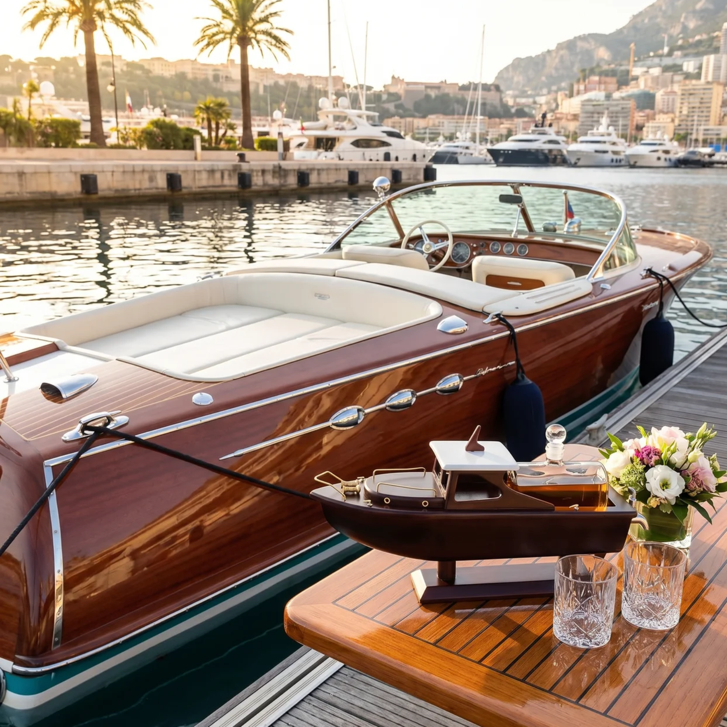 Luxury Speedboat Ship Whiskey Wine Decanter