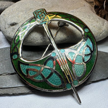 Load image into Gallery viewer, Regal Tara Celtic Brooch
