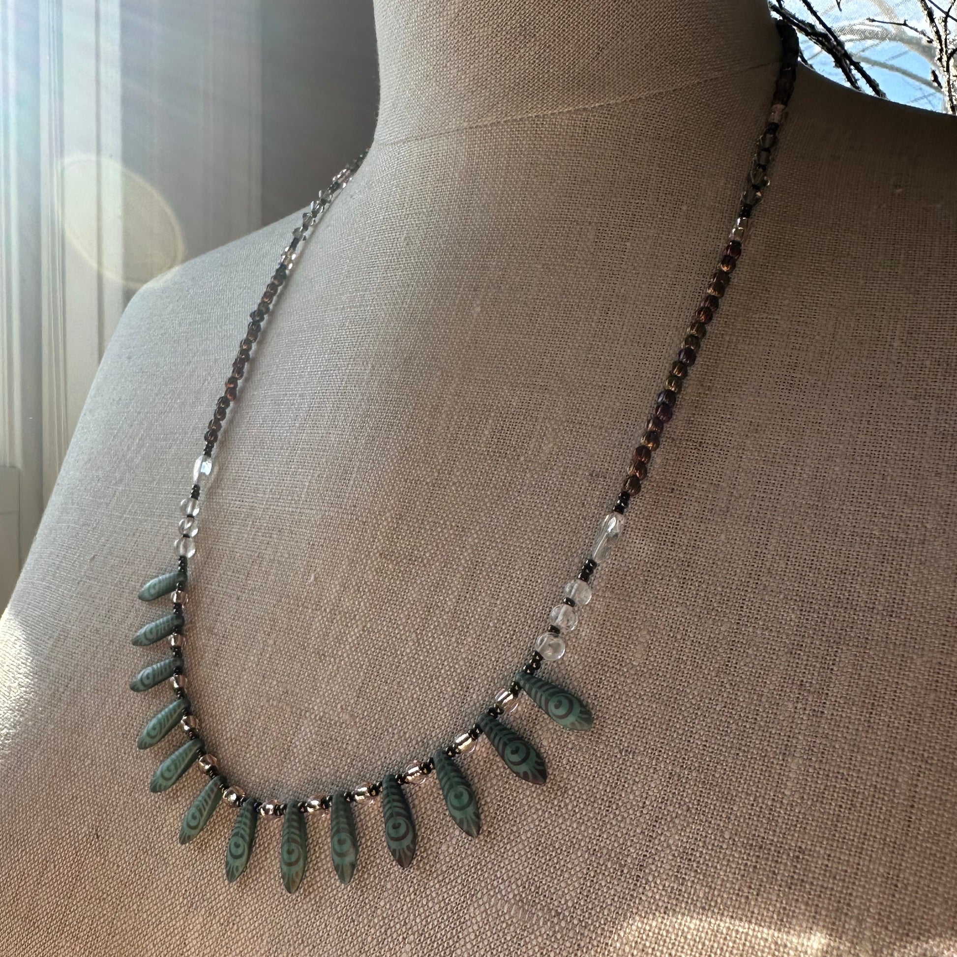 Irish Summer Crystal Necklace — view 5