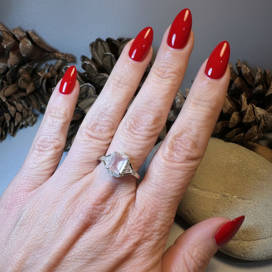 Tianna Rose Quartz Ring — view 5