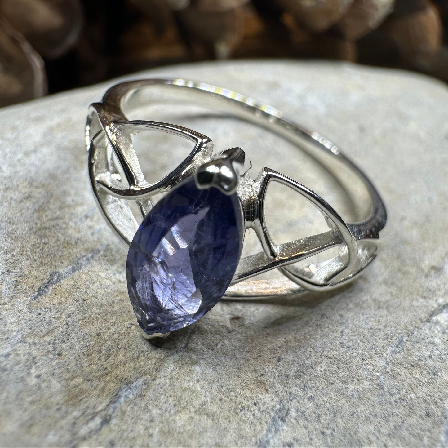 Millicent Celtic Trinity Knot Ring — view 19