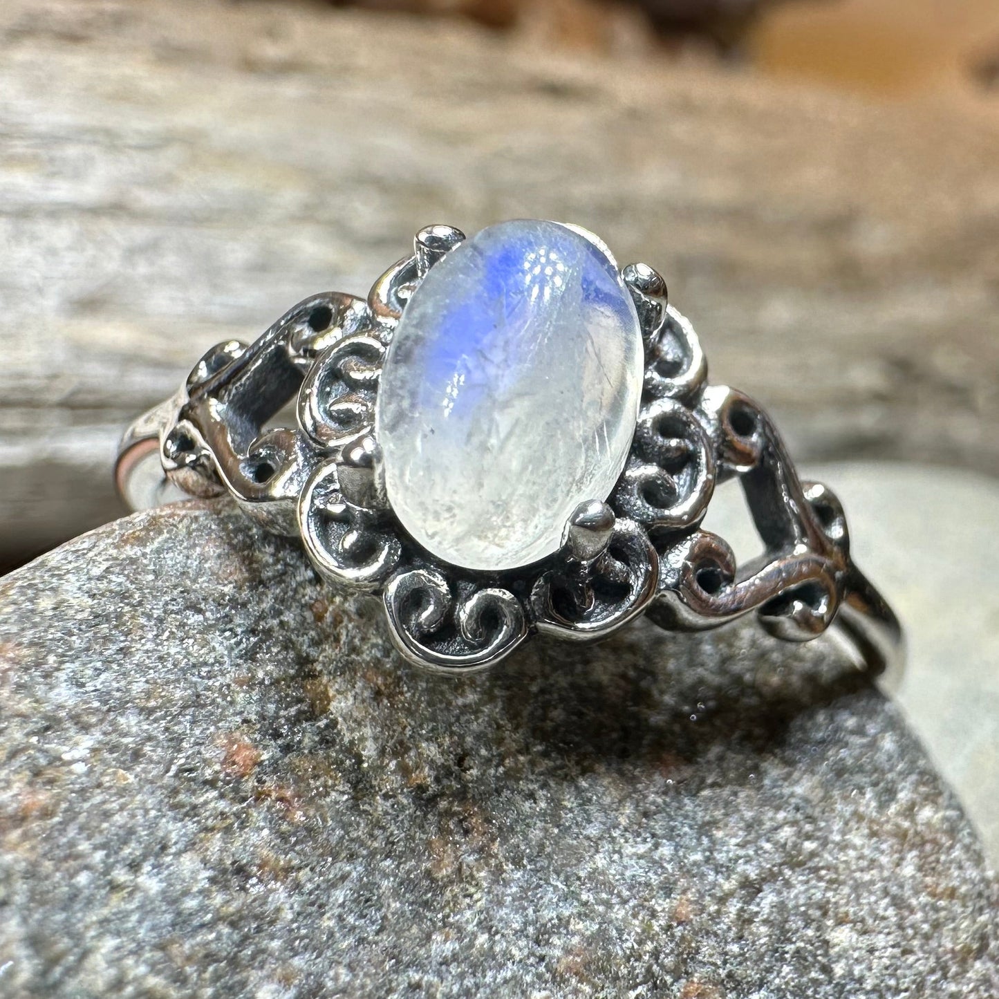 Dulciana Moonstone Ring — view 9