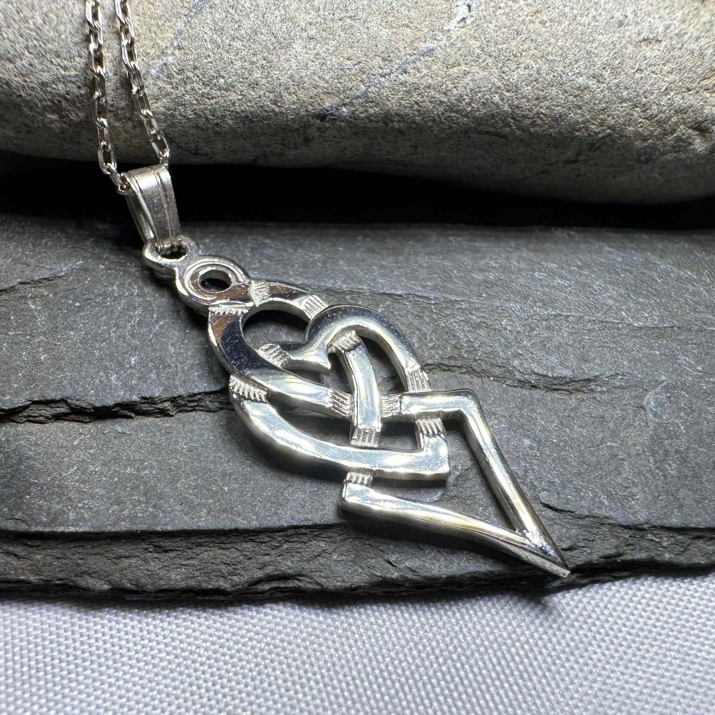 Fior Celtic Love Knot Necklace - Handmade in Scotland — view 10