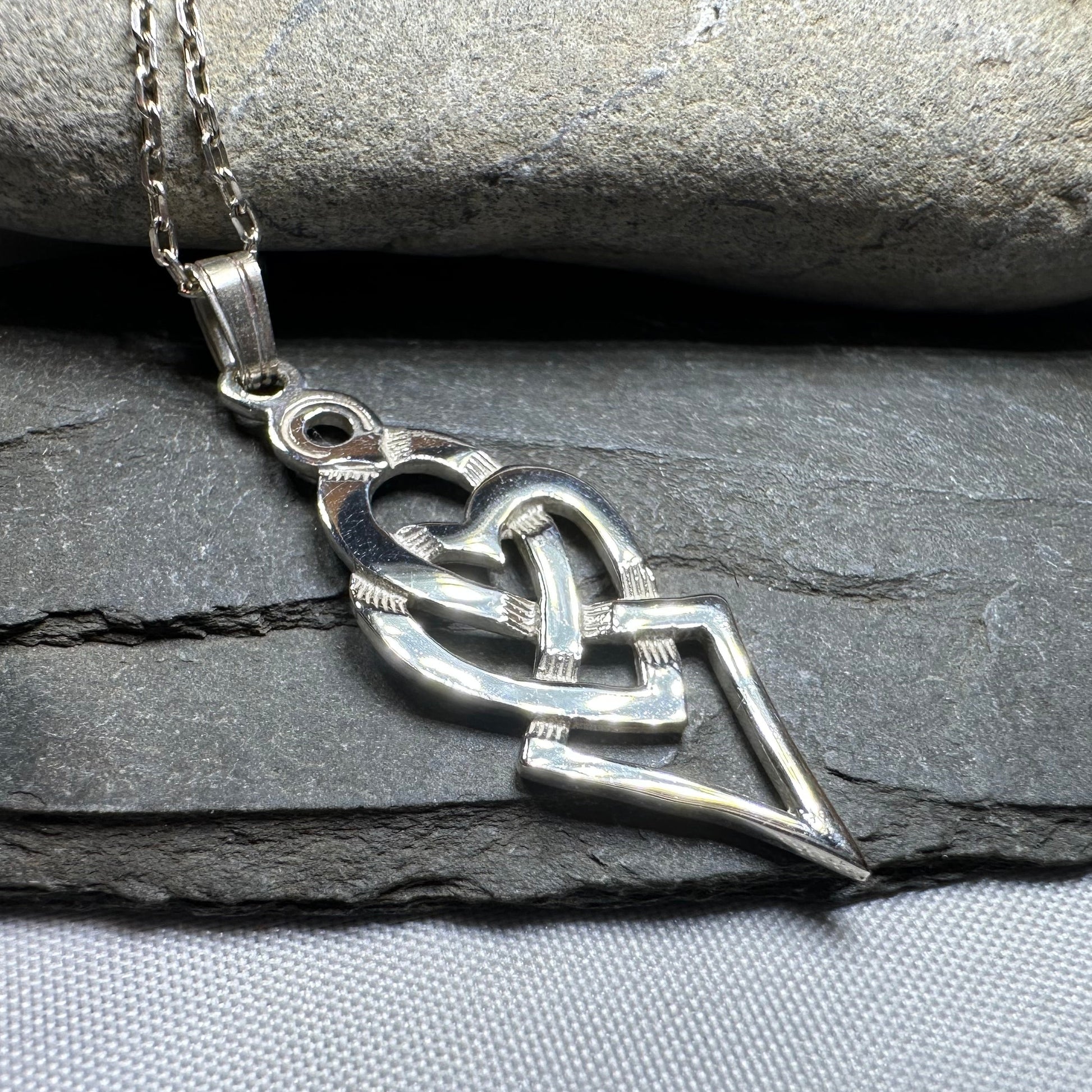 Fior Celtic Love Knot Necklace - Handmade in Scotland — view 10