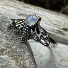 Load image into Gallery viewer, Tell the Bees Moonstone Ring

