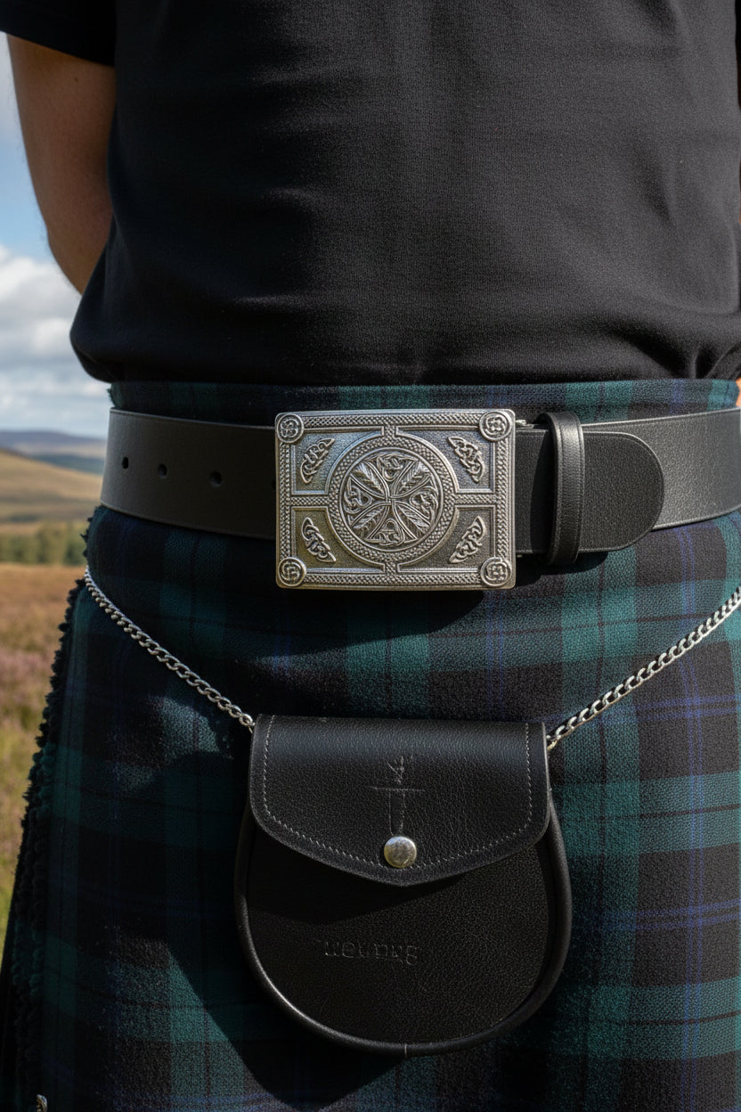 Laird Celtic Kilt Belt Buckle - Handmade in Scotland