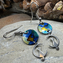Load image into Gallery viewer, Colorful Cat Artisan Earrings
