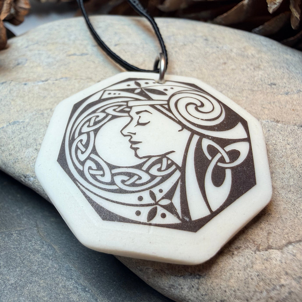 Artisan Brigantia Goddess Necklace - Handmade in the U.S.A.