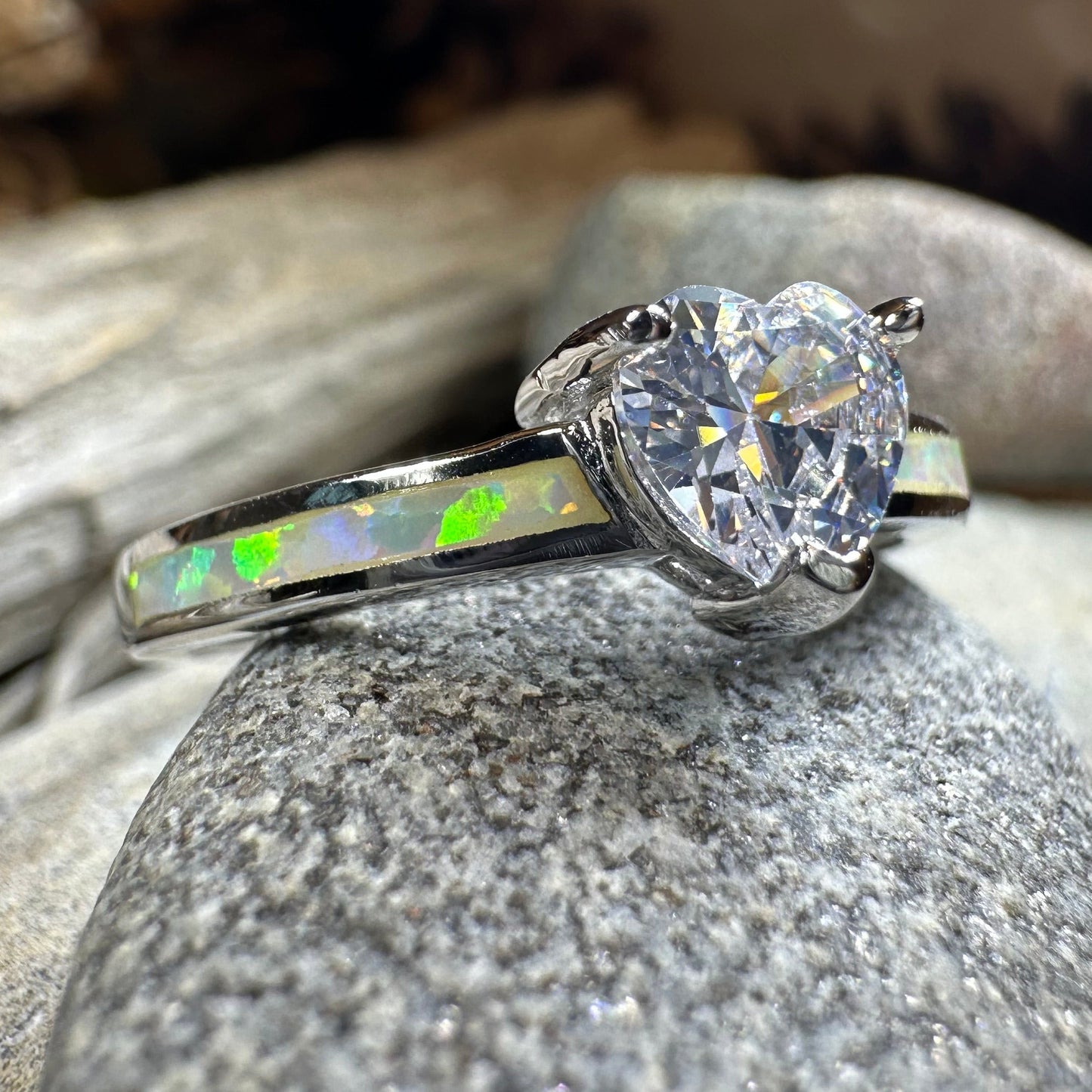 My Heart Opal Ring