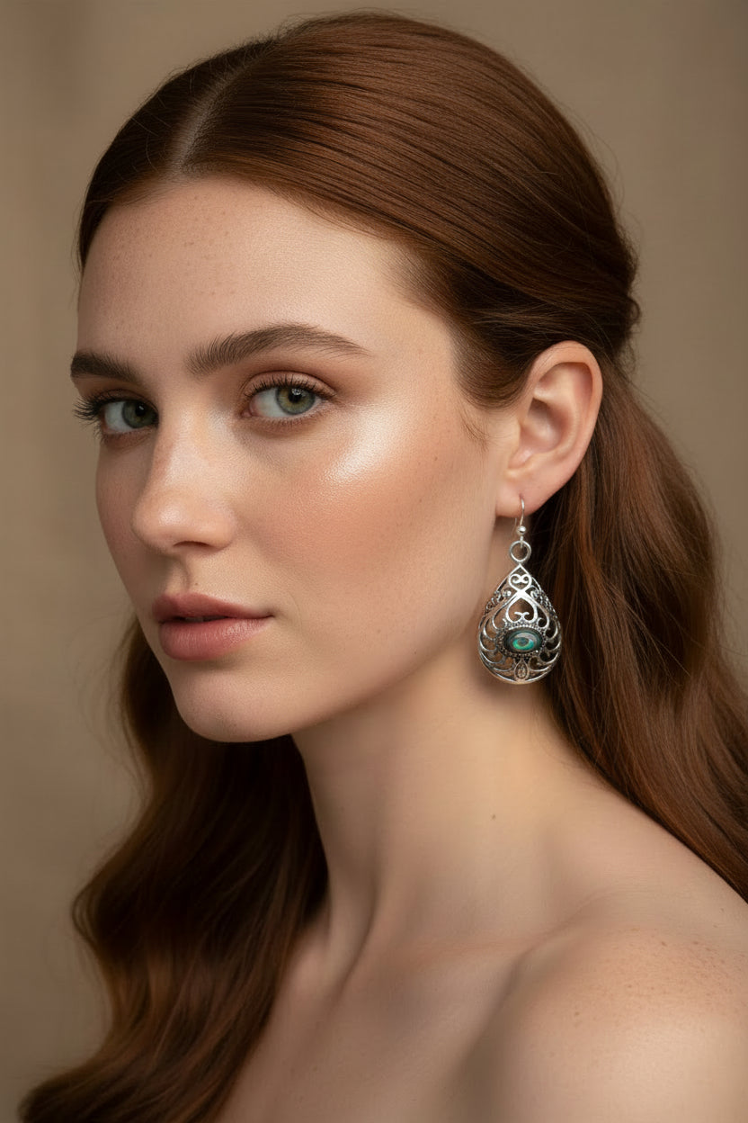 Alby Celtic Raindrop Earrings — view 9