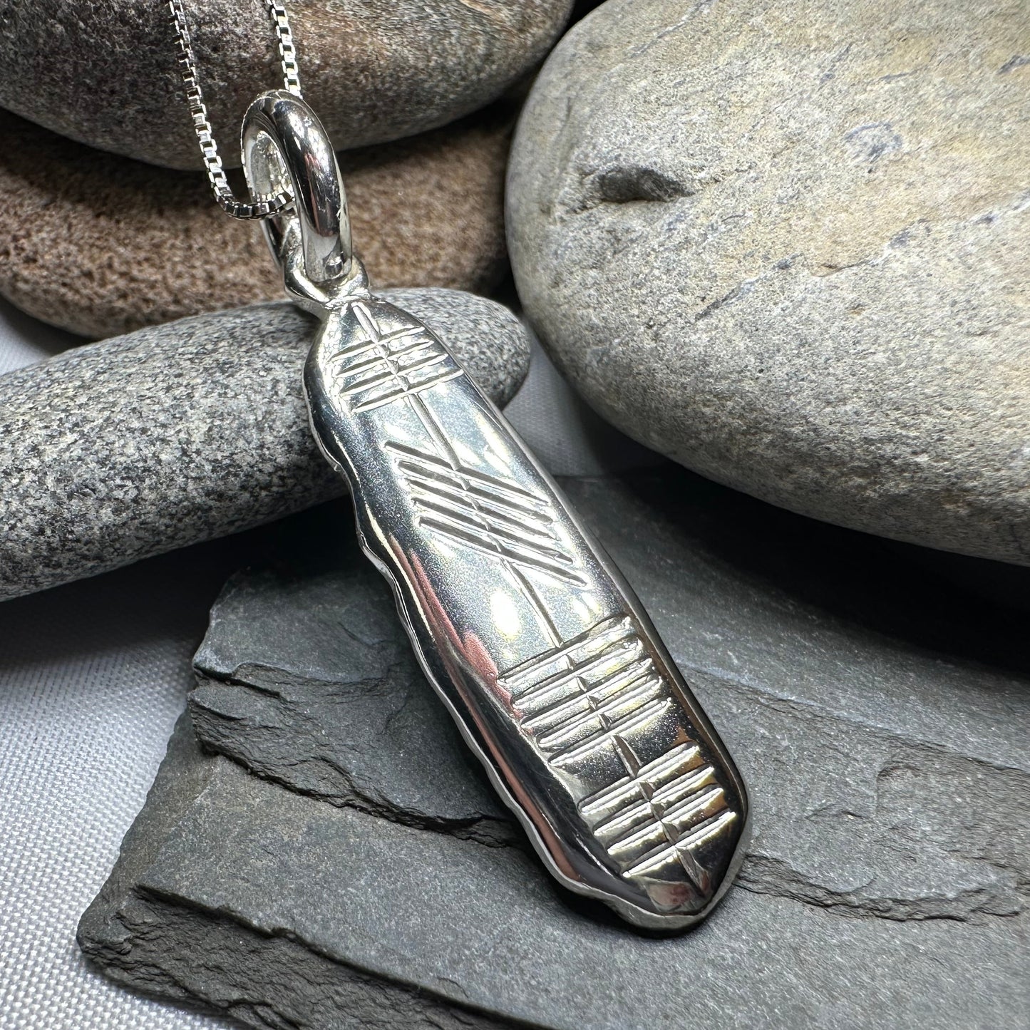 Gaelic Ireland Ogham Necklace - Made in Ireland
