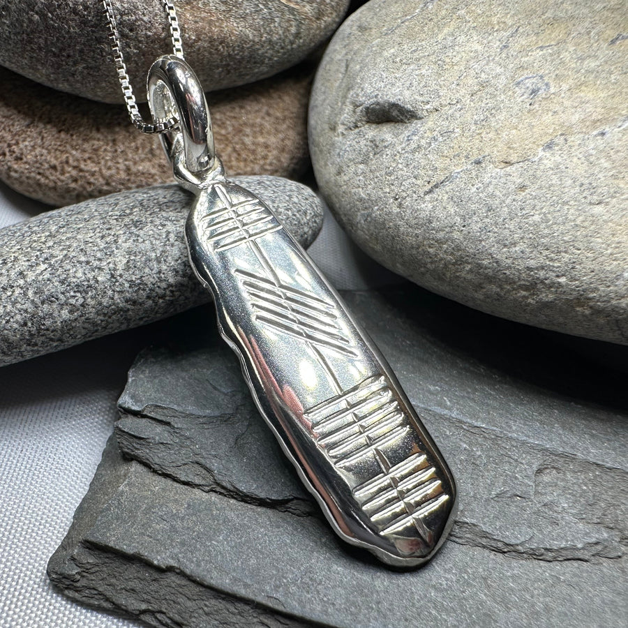 Gaelic Ireland Ogham Necklace - Made in Ireland