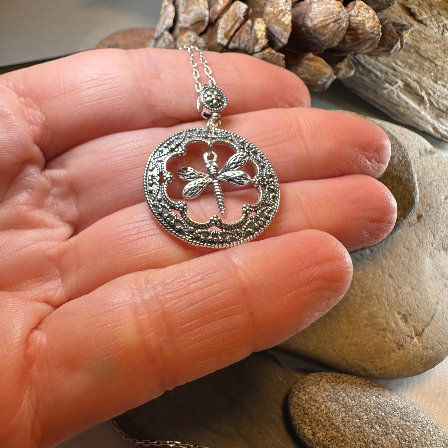 Cheerful Dragonfly Necklace for Women — view 4