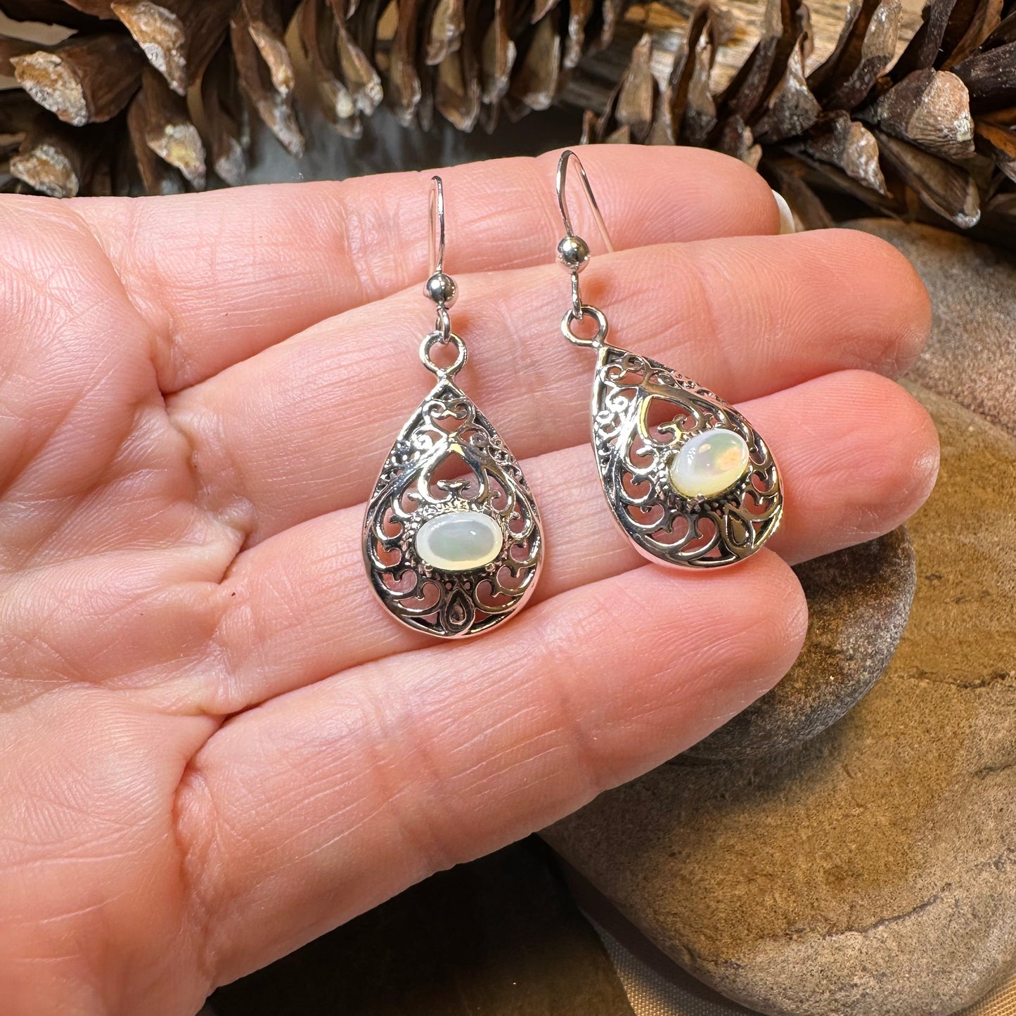 Alby Celtic Raindrop Earrings — view 5