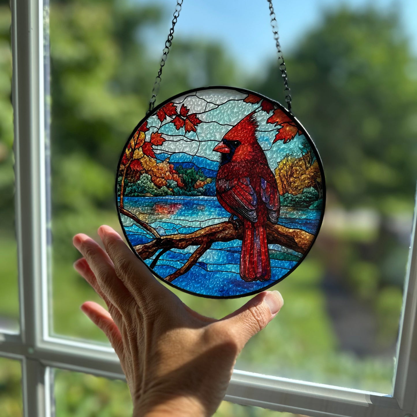 Lakeside Cardinal Suncatcher