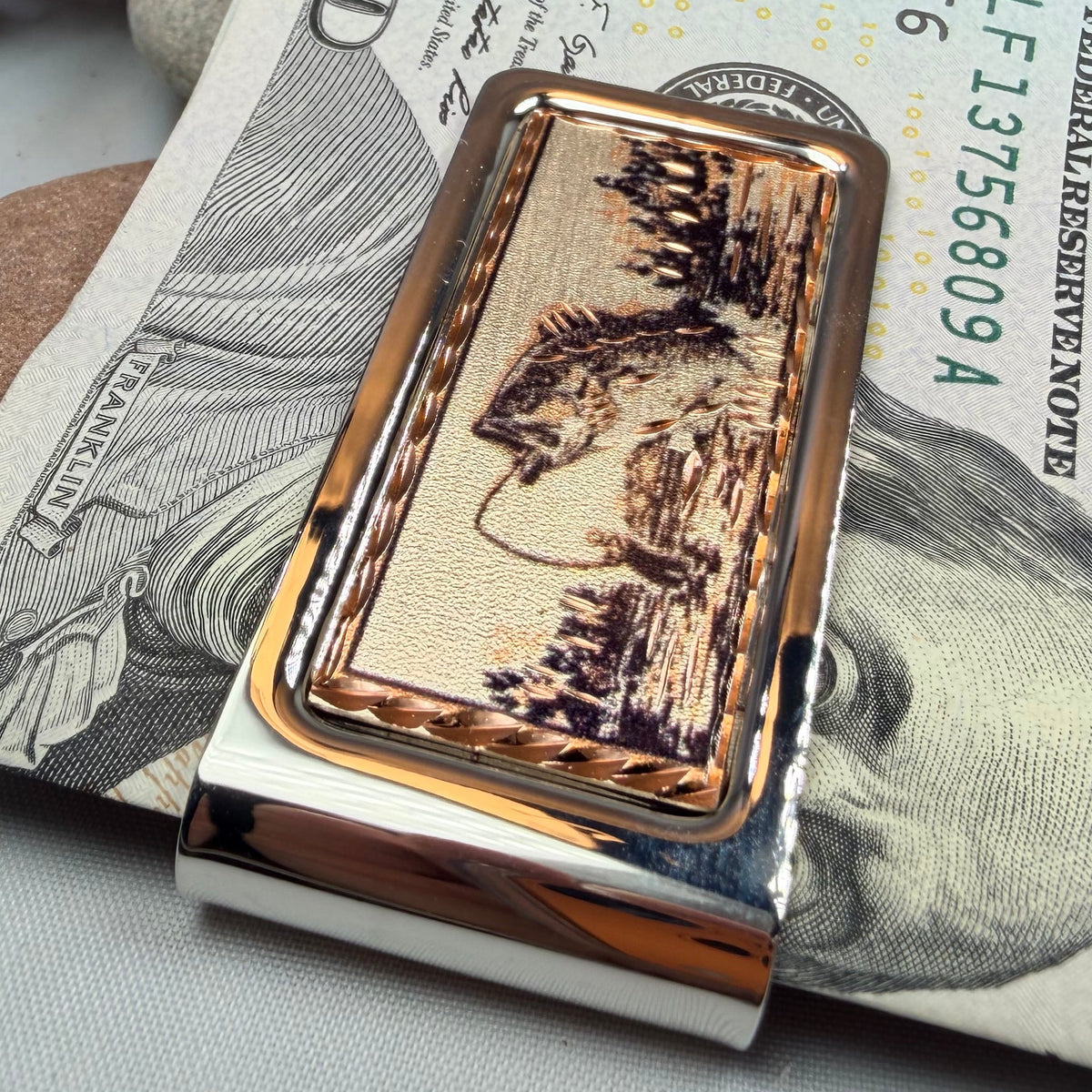 Great Catch Fishing Copper Money Clip - Handmade in the U.S.A.