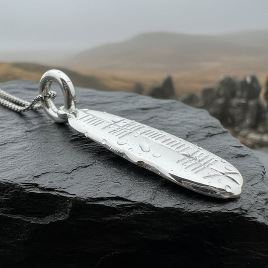 Gaelic Courage Ogham Necklace - Made in Ireland