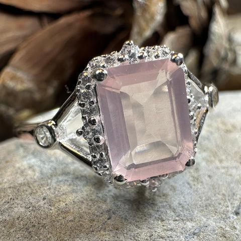 Load image into Gallery viewer, Tianna Rose Quartz Ring
