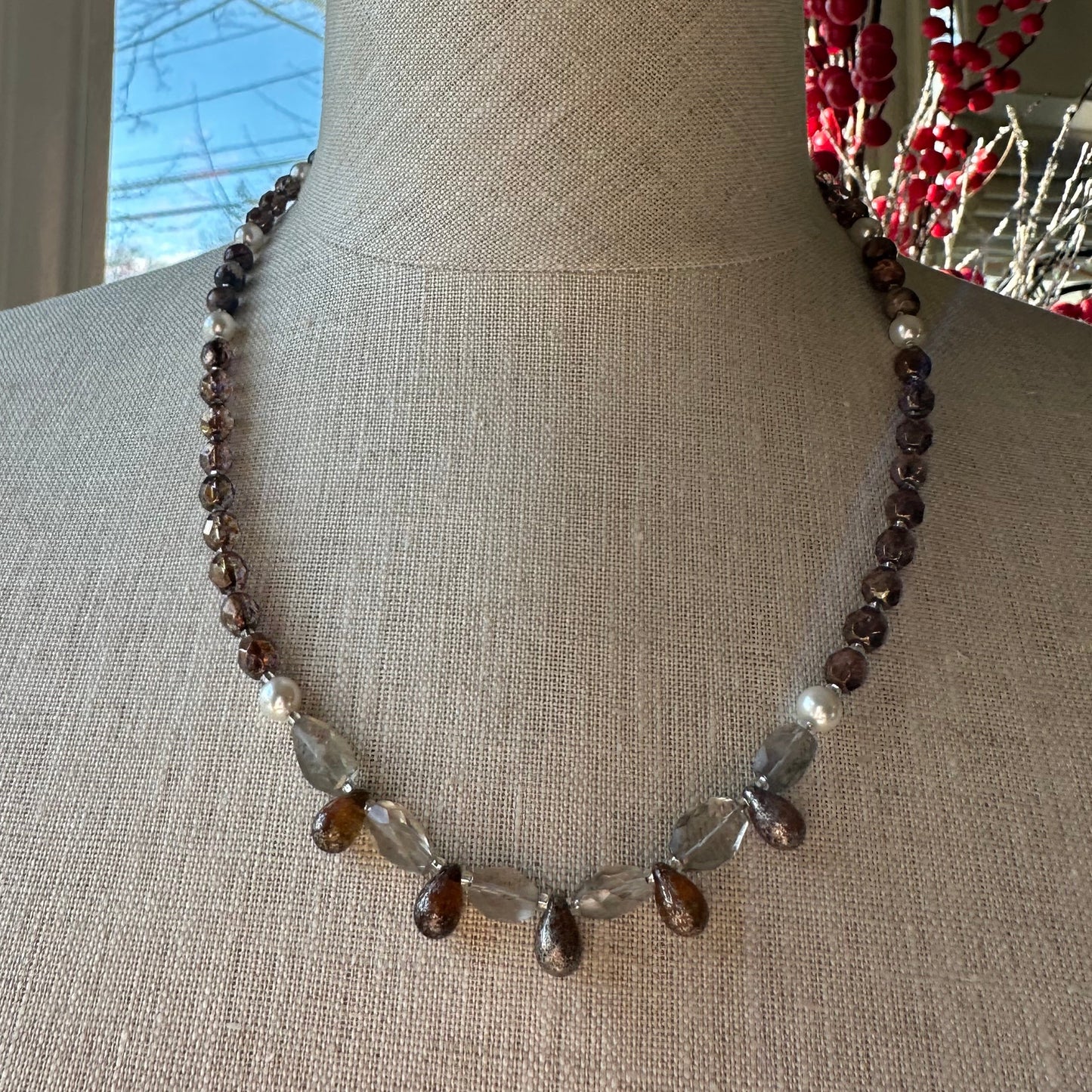 Autumn Whisper Crystal Necklace — view 2
