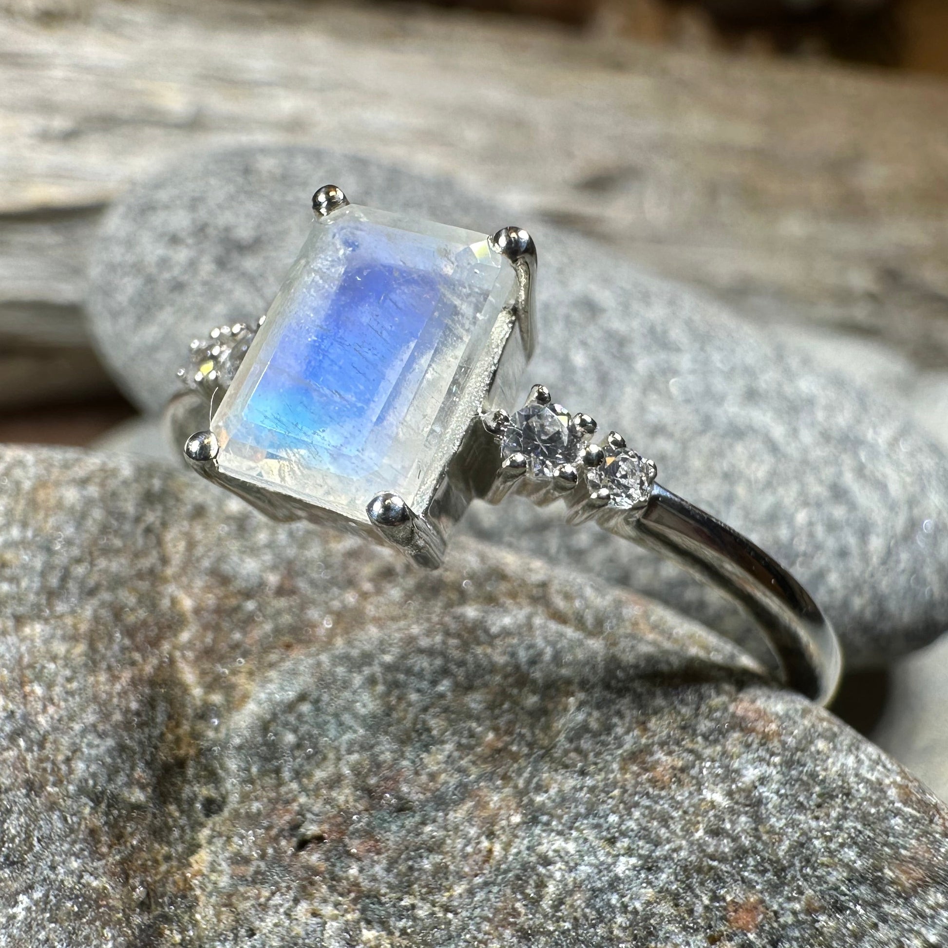 Hilaria Moonstone Ring — view 11