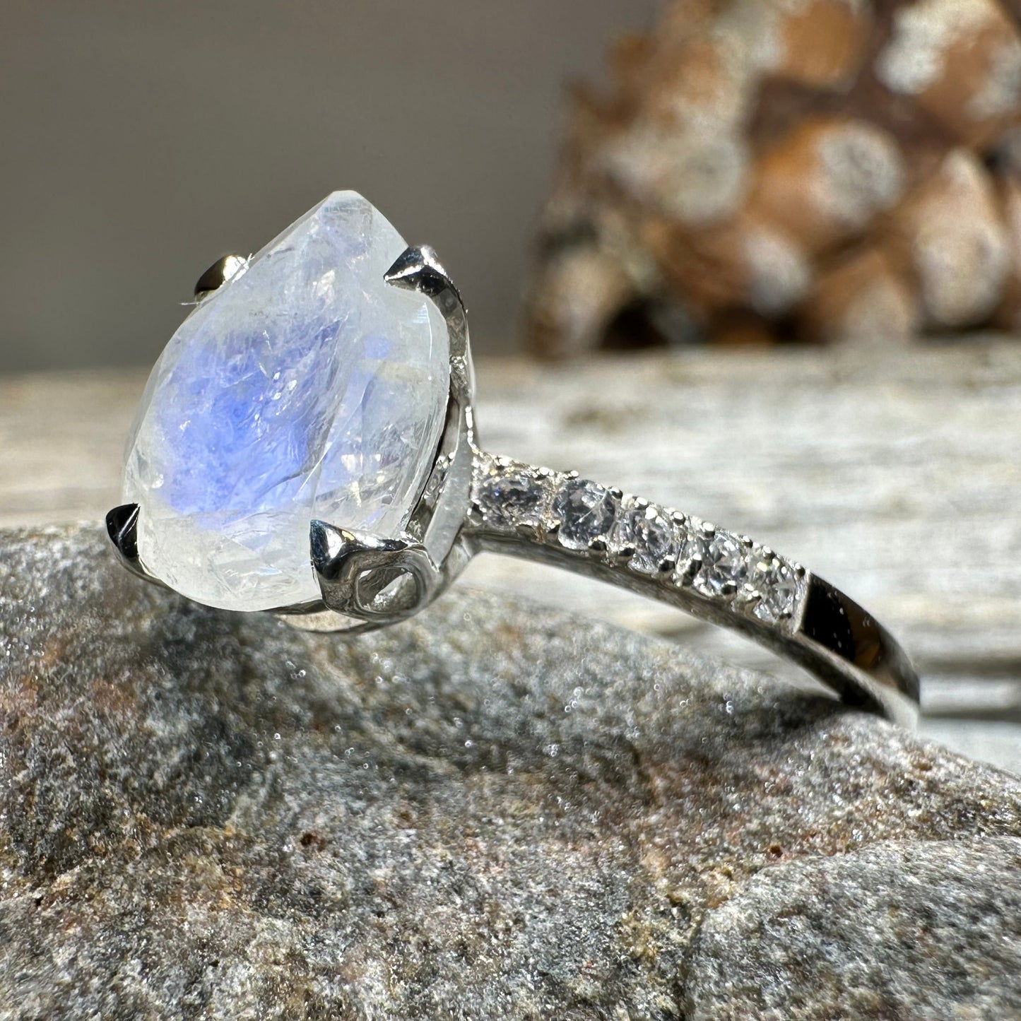 Kerrilyn Moonstone Ring — view 2