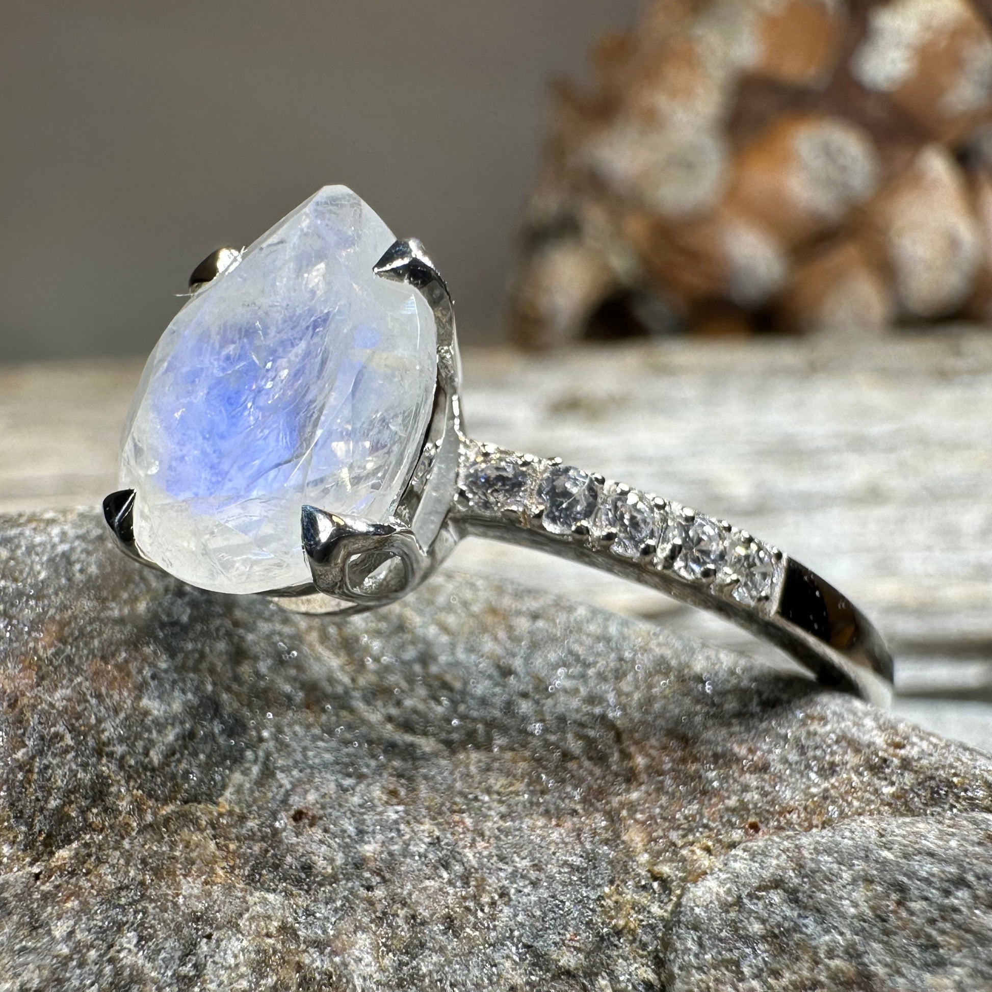 Kerrilyn Moonstone Ring — view 2