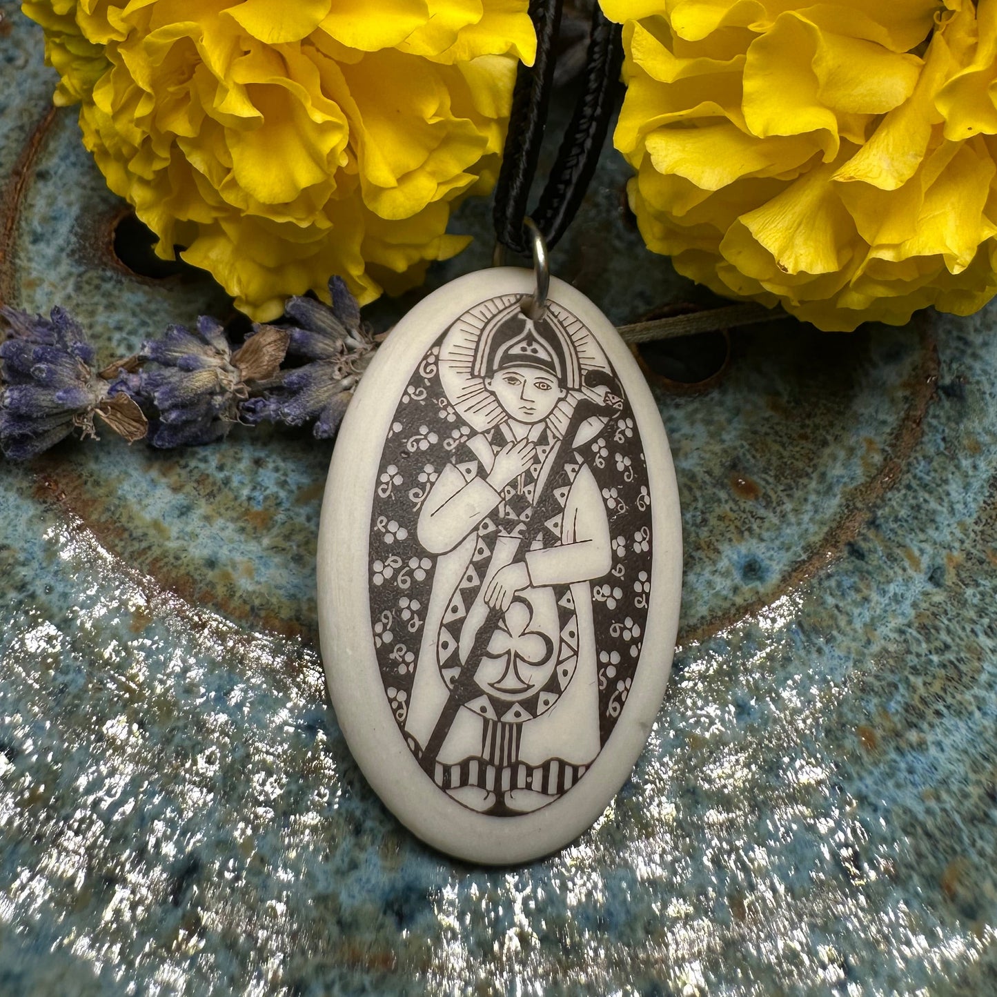 Artisan Irish Saint Patrick Necklace - Handmade in the U.S.A.
