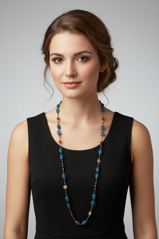 Sicilian Evening Long Necklace